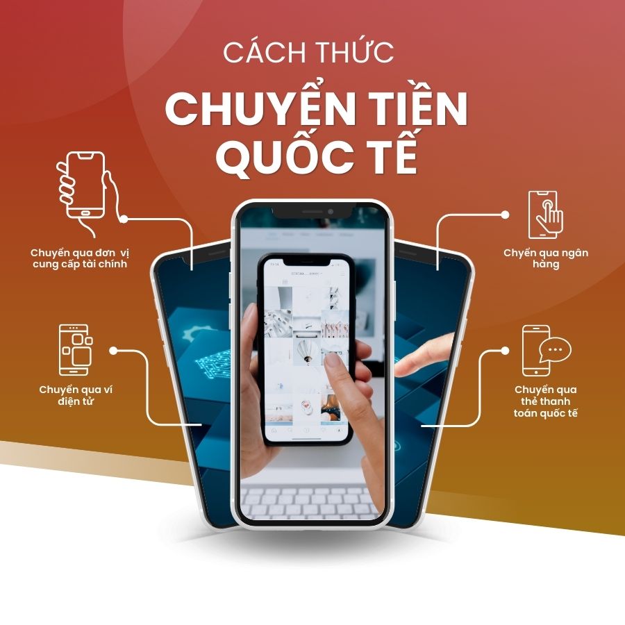 Cách chuyển tiền đi nước ngoài phổ biến